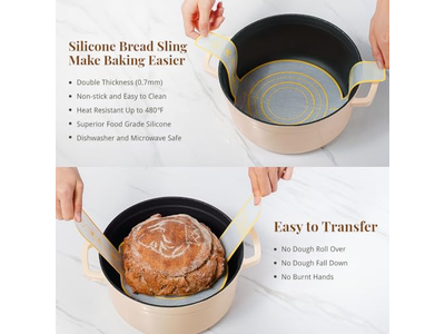 Cesta de Fermentação em Forma de Coração para Pão com Lâmina de Corte Banneton Multi-Forma