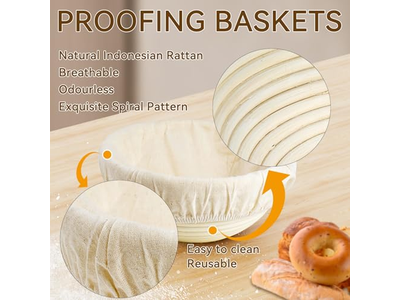 Conjunto de Banneton Oval Quente de Alta Qualidade para Fermentação de Pão