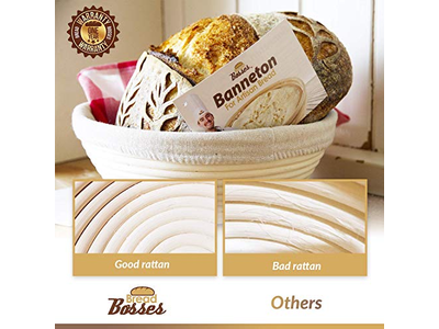 Cesta de Banneton para Pão Food52 Usando 14 Polegadas Limpeza Caseira