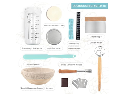 Cesta de Fermentação Proofer Banetton Benetton Kit de Fabricação com Tampa