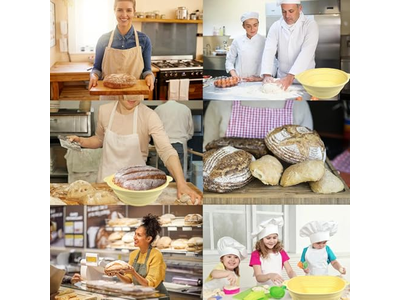 Cesta de Fermentação de Linho 5 Polegadas Pequena 10 Polegadas Oval Banneton Cesta de Pão