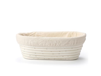 Cesta de Banneton de Pão Redonda com Forro